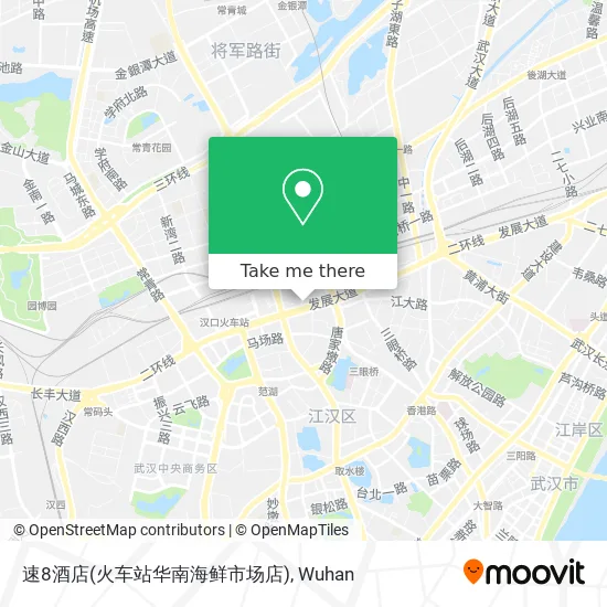速8酒店(火车站华南海鲜市场店) map