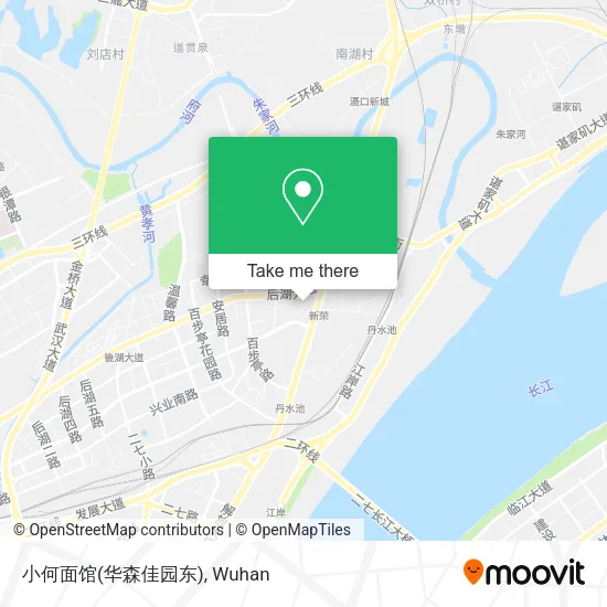 小何面馆(华森佳园东) map