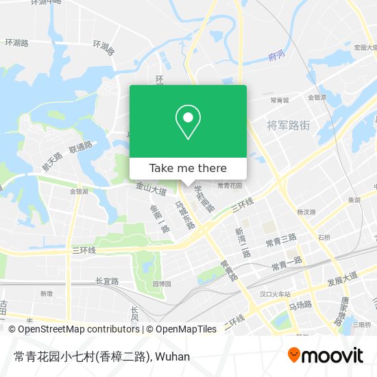 常青花园小七村(香樟二路) map