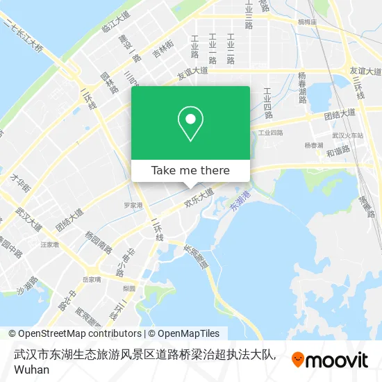 武汉市东湖生态旅游风景区道路桥梁治超执法大队 map