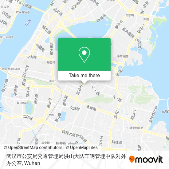 武汉市公安局交通管理局洪山大队车辆管理中队对外办公室 map