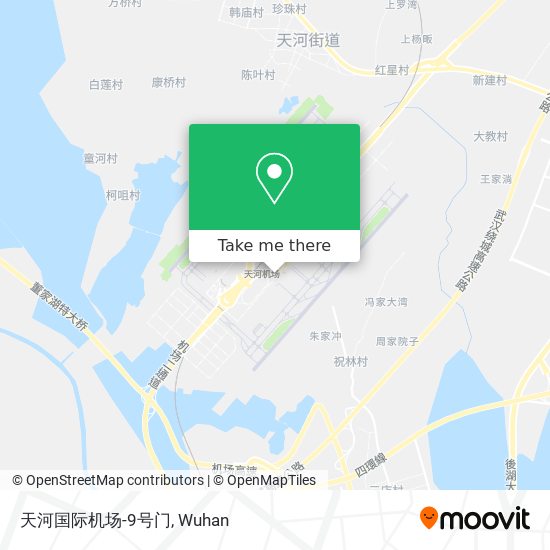 天河国际机场-9号门 map
