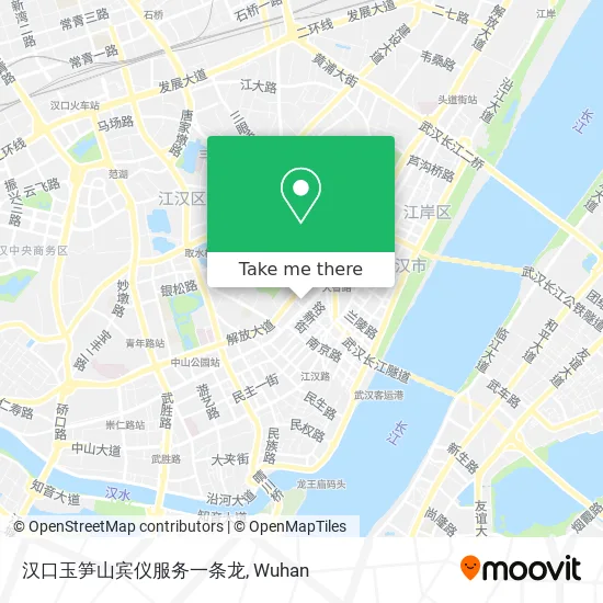 汉口玉笋山宾仪服务一条龙 map