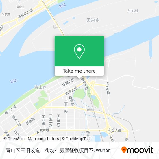 青山区三旧改造二街坊-1房屋征收项目不 map