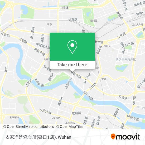 衣家净洗涤会所(硚口1店) map