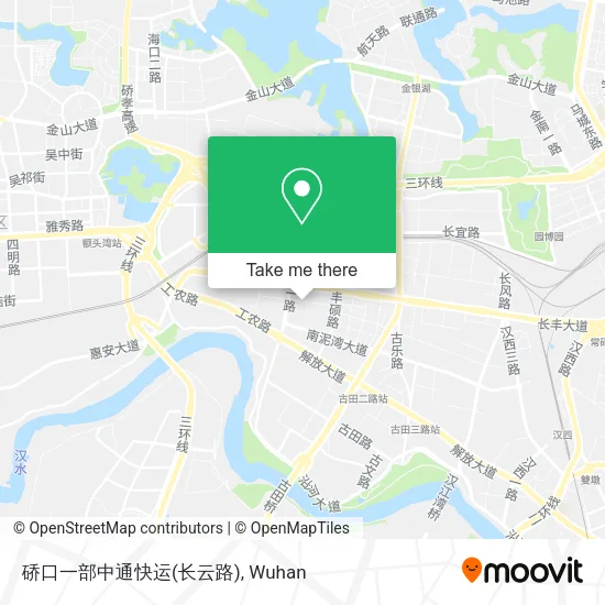 硚口一部中通快运(长云路) map