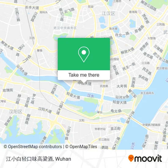 江小白轻口味高梁酒 map