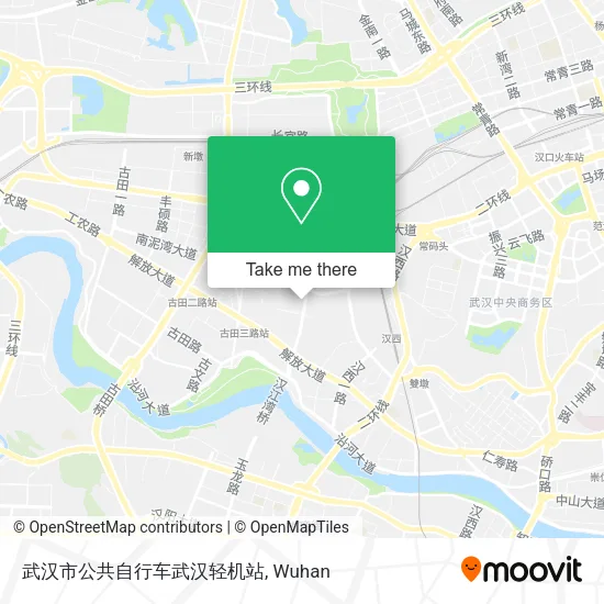 武汉市公共自行车武汉轻机站 map