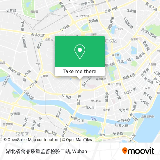 湖北省食品质量监督检验二站 map