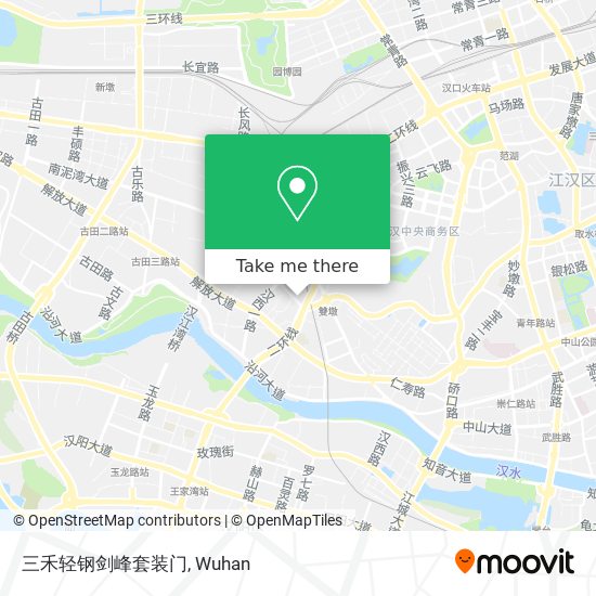 三禾轻钢剑峰套装门 map
