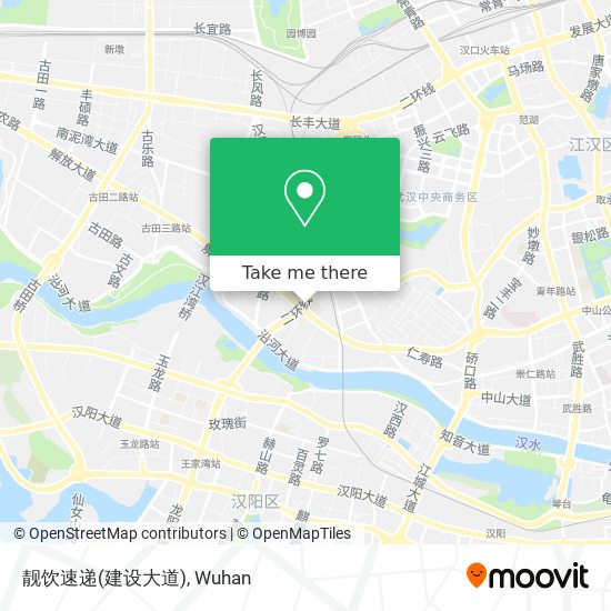 靓饮速递(建设大道) map