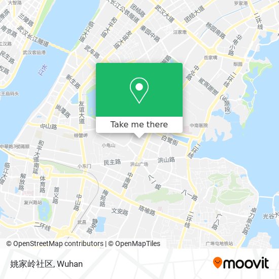 姚家岭社区 map