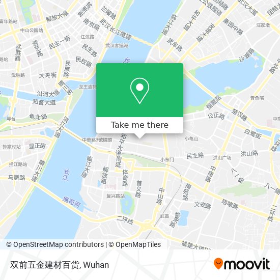 双前五金建材百货 map