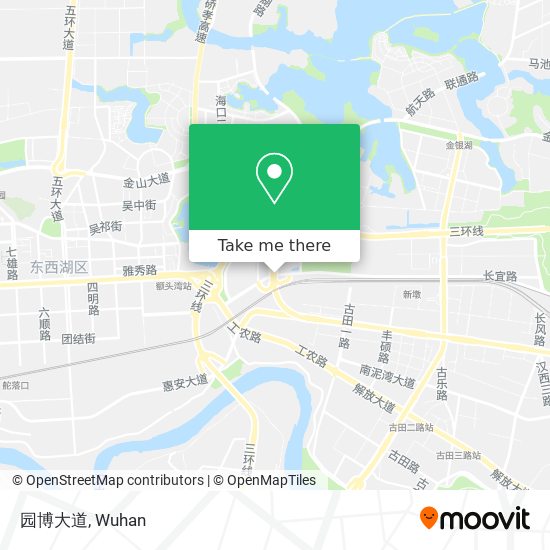 园博大道 map