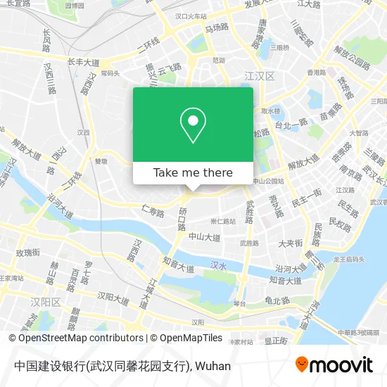 中国建设银行(武汉同馨花园支行) map