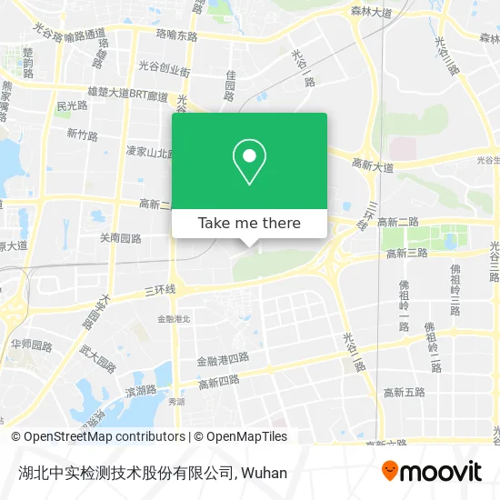 湖北中实检测技术股份有限公司 map