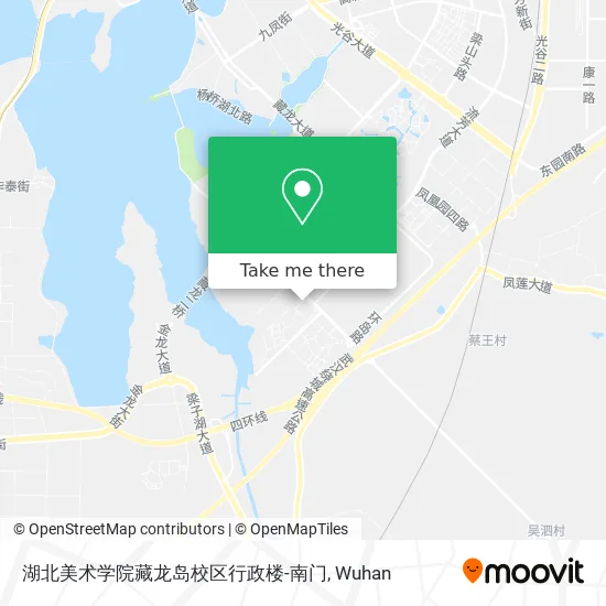 湖北美术学院藏龙岛校区行政楼-南门 map