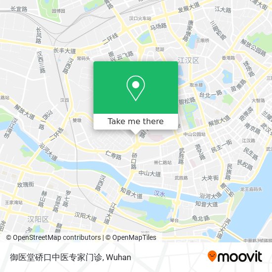 御医堂硚口中医专家门诊 map