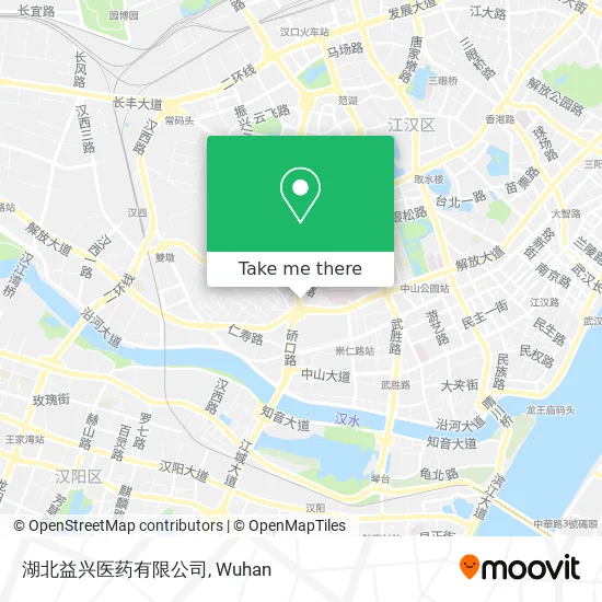 湖北益兴医药有限公司 map