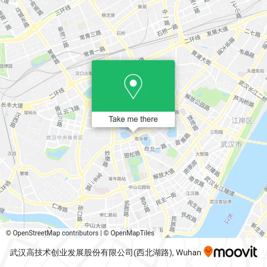 武汉高技术创业发展股份有限公司(西北湖路) map