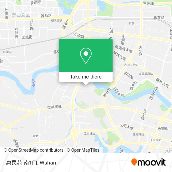 惠民苑-南1门 map