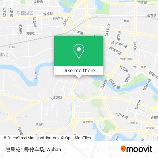 惠民苑1期-停车场 map