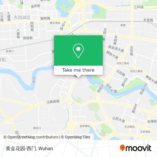 黄金花园-西门 map