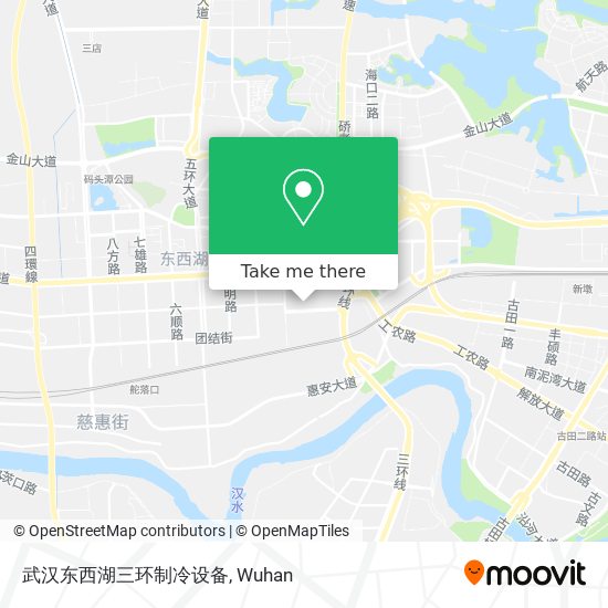 武汉东西湖三环制冷设备 map