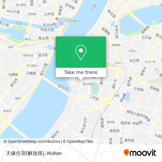 天缘住宿(解放路) map