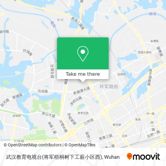武汉教育电视台(将军梧桐树下工薪小区西) map
