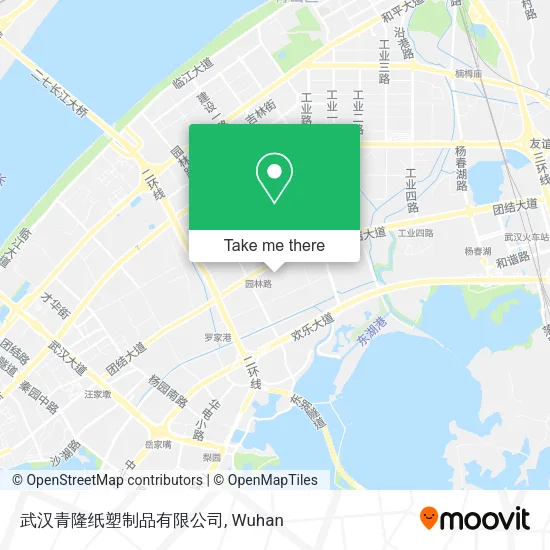 武汉青隆纸塑制品有限公司 map