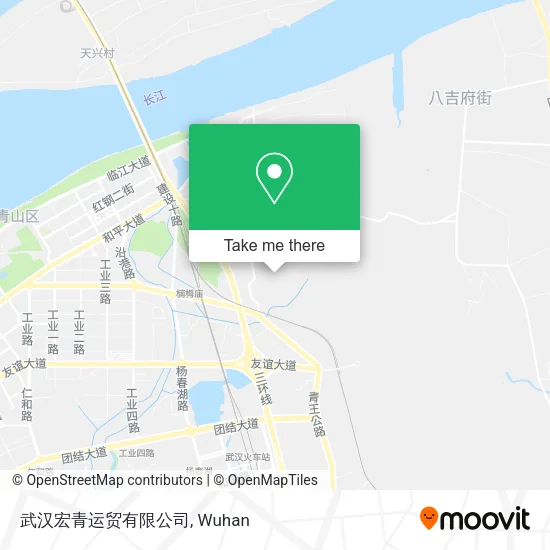 武汉宏青运贸有限公司 map