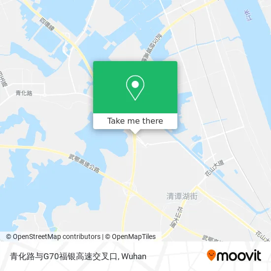 青化路与G70福银高速交叉口 map