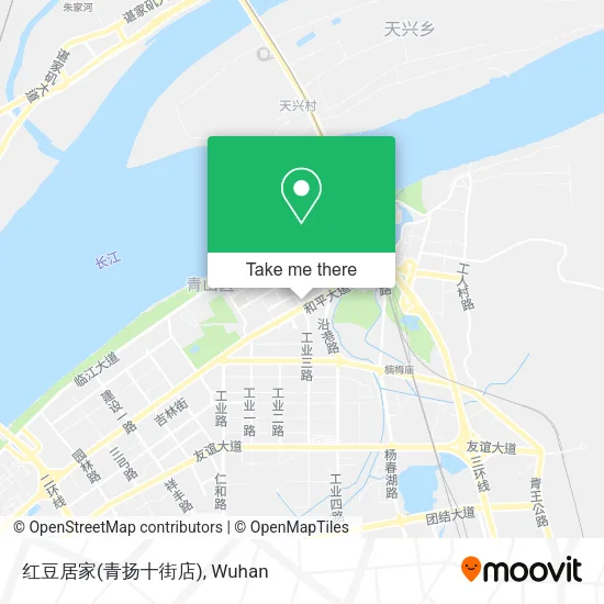 红豆居家(青扬十街店) map