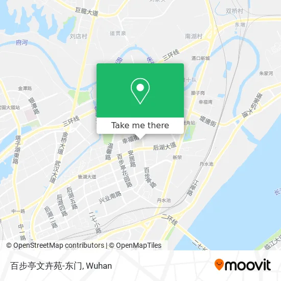 百步亭文卉苑-东门 map