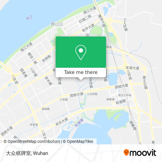 大众棋牌室 map