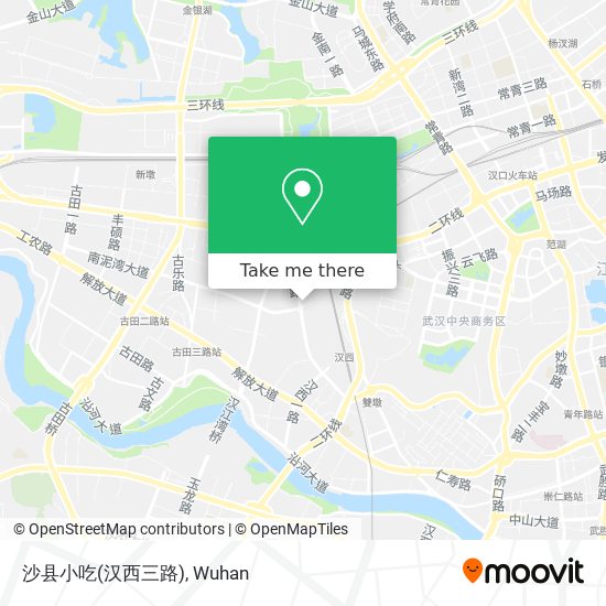 沙县小吃(汉西三路) map