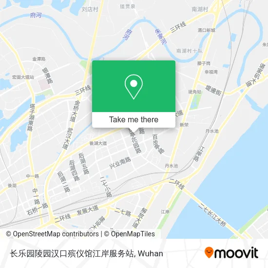 长乐园陵园汉口殡仪馆江岸服务站 map