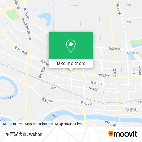东西湖大道 map