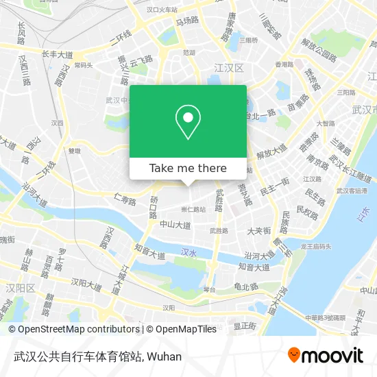 武汉公共自行车体育馆站 map