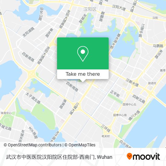 武汉市中医医院汉阳院区住院部-西南门 map