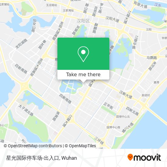 星光国际停车场-出入口 map
