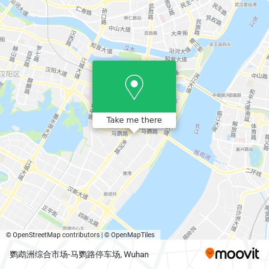 鹦鹉洲综合市场-马鹦路停车场 map