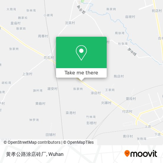黄孝公路涂店砖厂 map