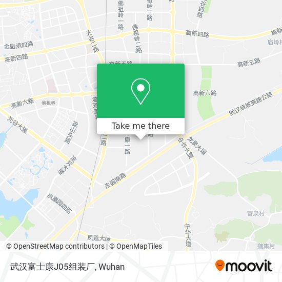 武汉富士康J05组装厂 map