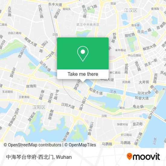 中海琴台华府-西北门 map