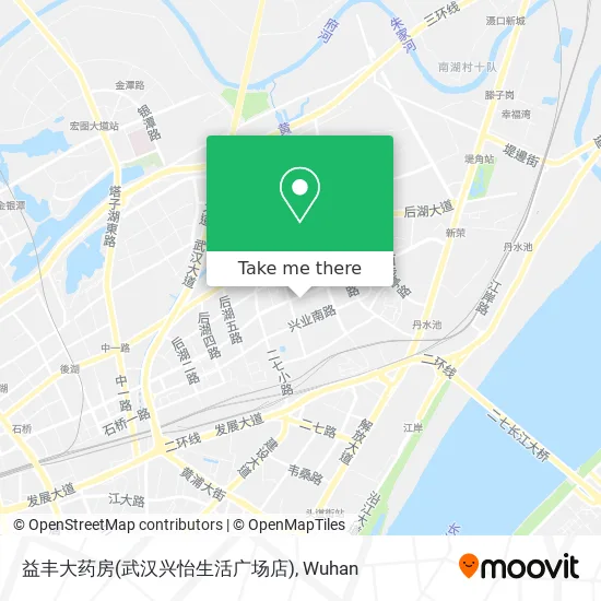益丰大药房(武汉兴怡生活广场店) map