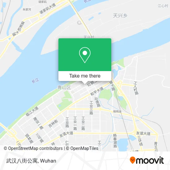 武汉八街公寓 map