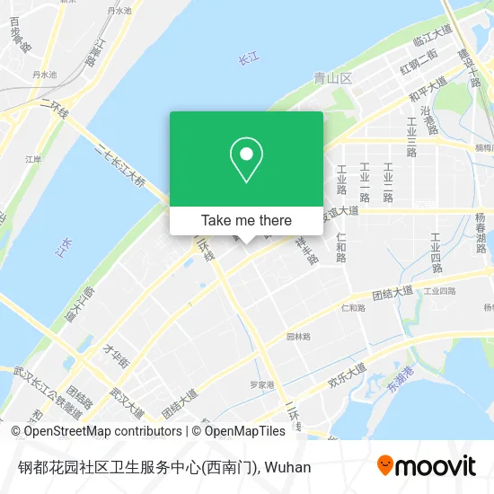 钢都花园社区卫生服务中心(西南门) map