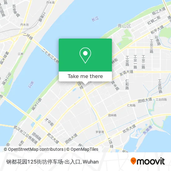 钢都花园125街坊停车场-出入口 map